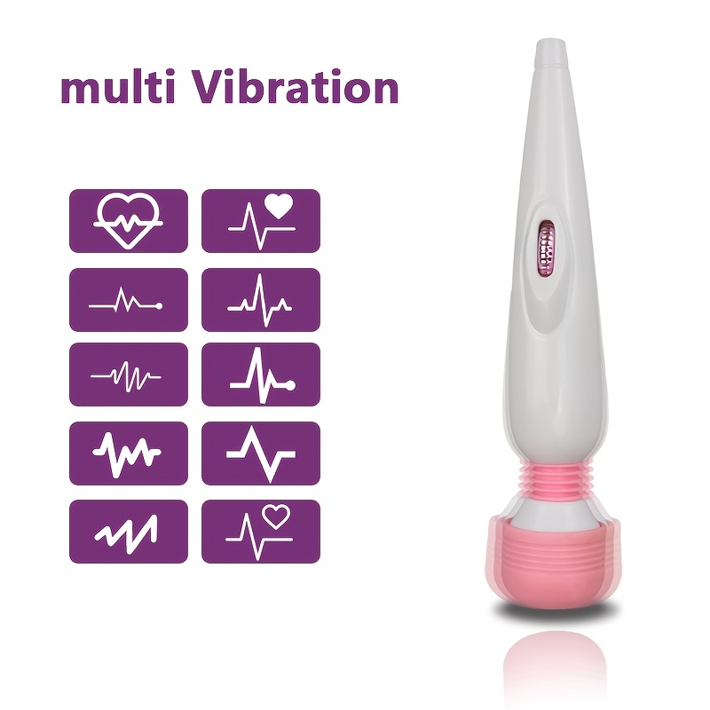 Multi-Frequency USB Rechargeable Wand Vibrator - Image 12