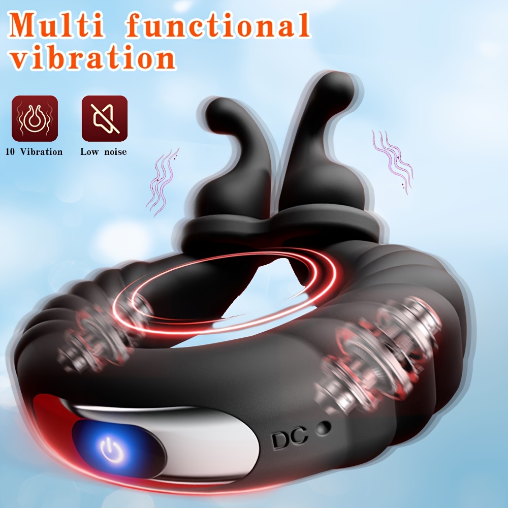 Male Adult Cockring with 10 Vibration Modes - Image 5