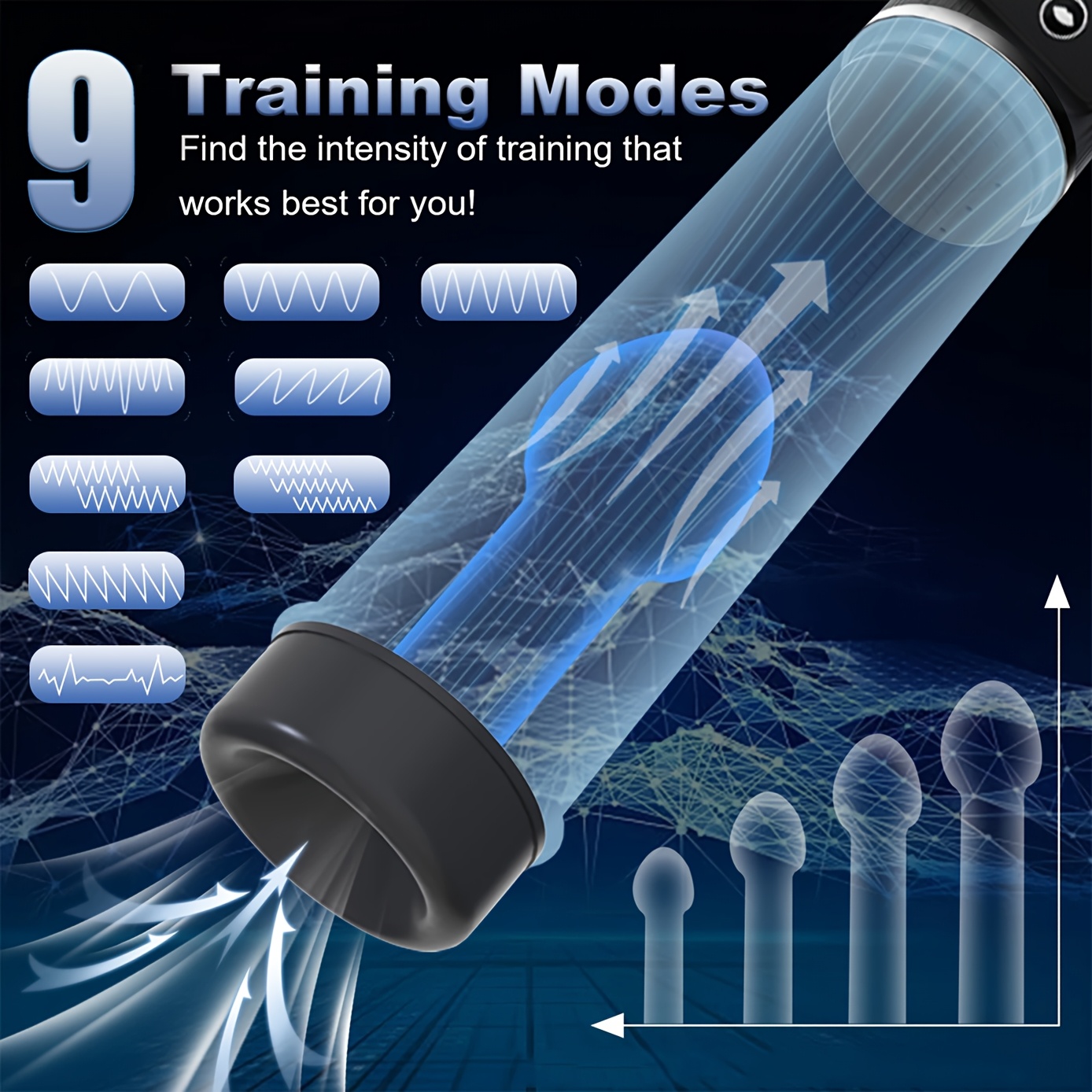 Electronic Male Masturbator and Penis Enlargement Pump - Image 3