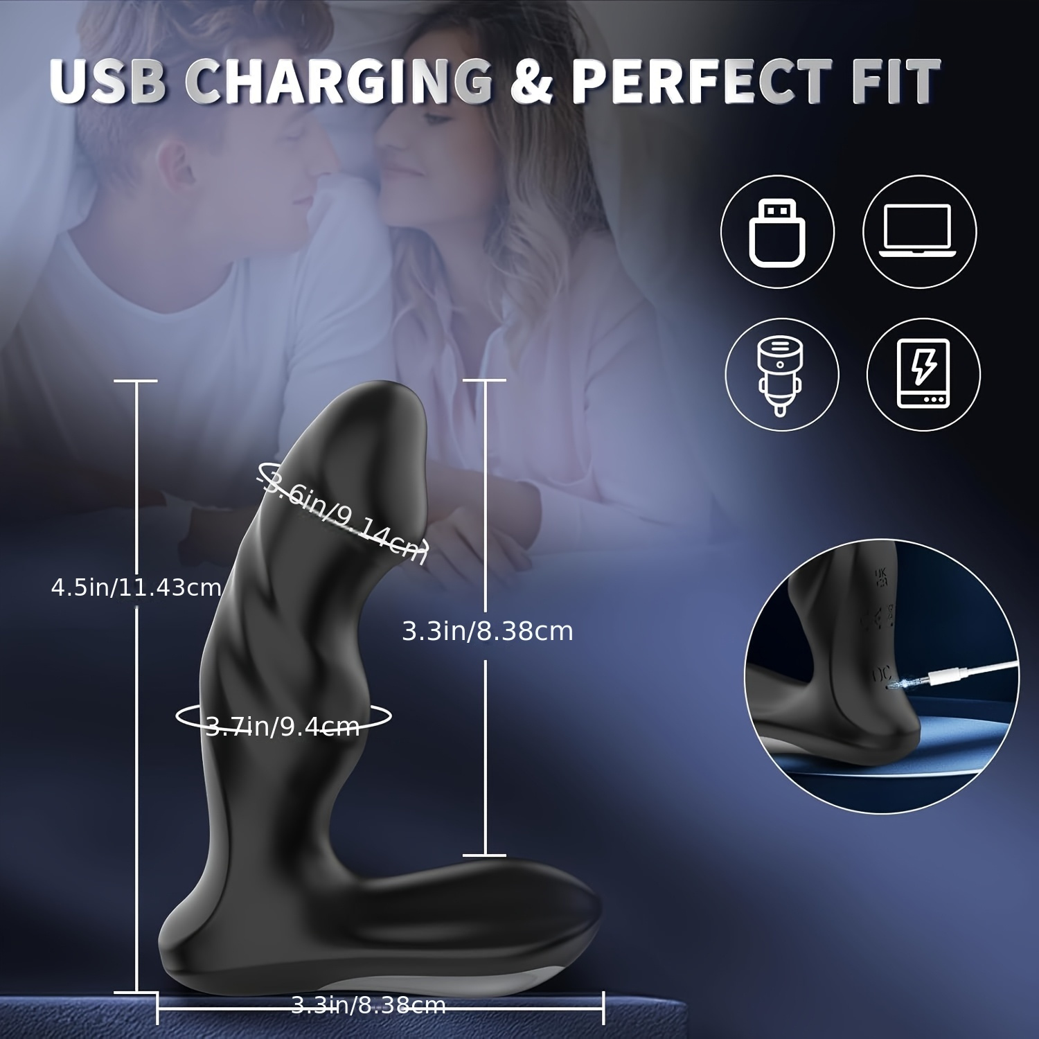 Finger-like Wiggle Prostate Massager with Remote Control - Image 4