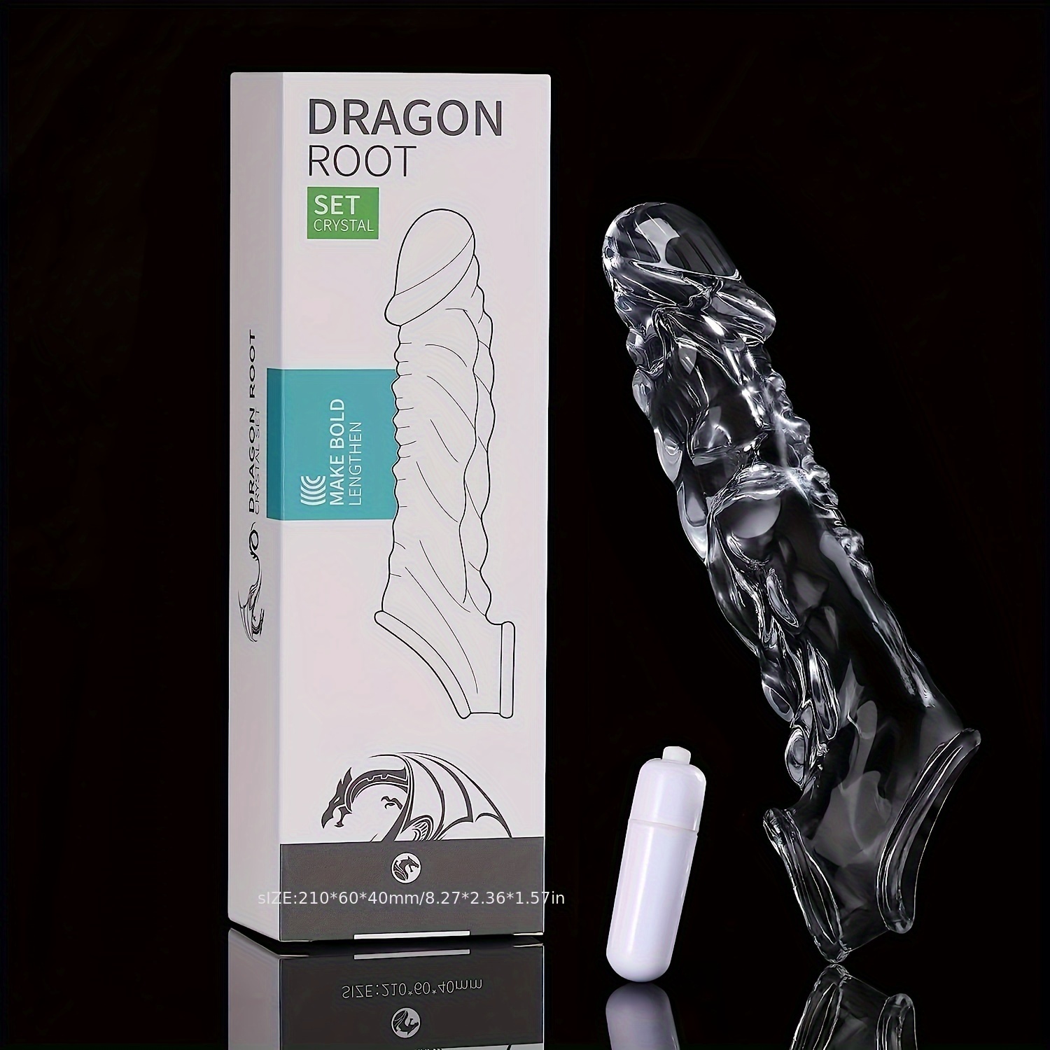 Large Cock Ringwith Vibrator Ring - Image 8