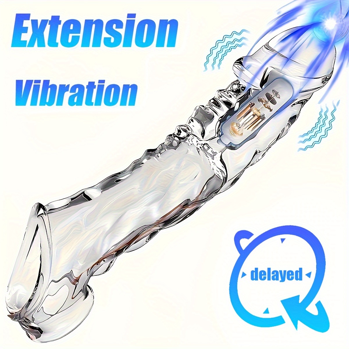 Large Cock Ringwith Vibrator Ring - Image 9