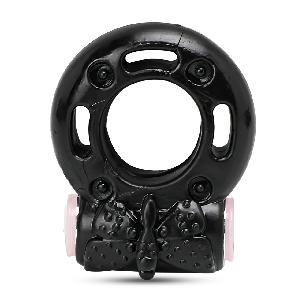 Deluxe Black Vibrating Ring (his) - Image 3