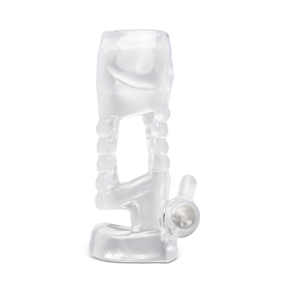 Vibrating Penis Enhancer Sleeve Clear Colour - Image 3