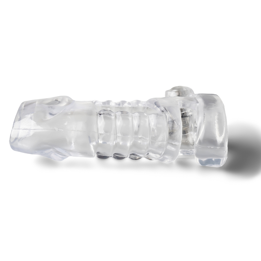 Vibrating Penis Enhancer Sleeve Clear Colour - Image 4
