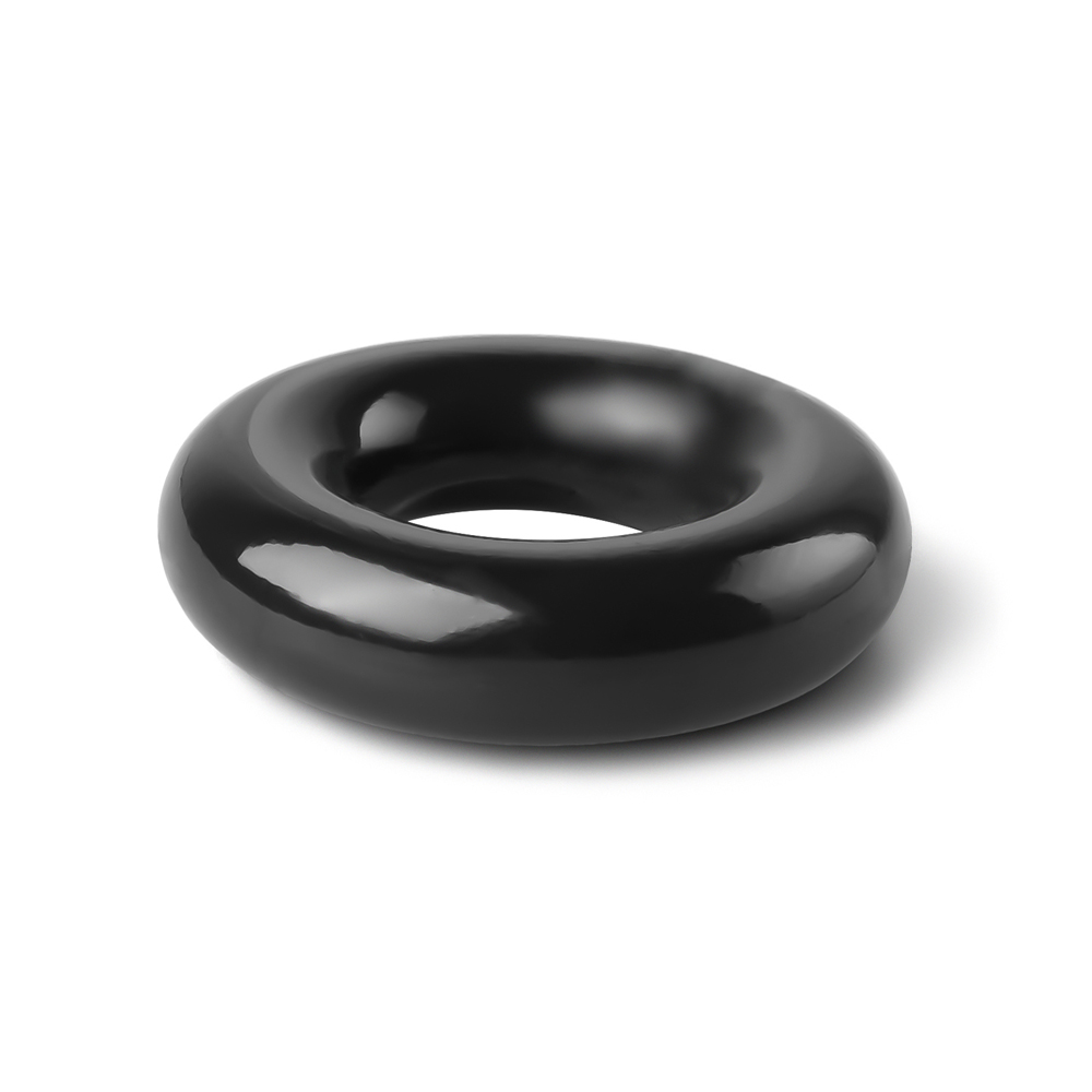 Black Silicone Solid Ring - Image 3