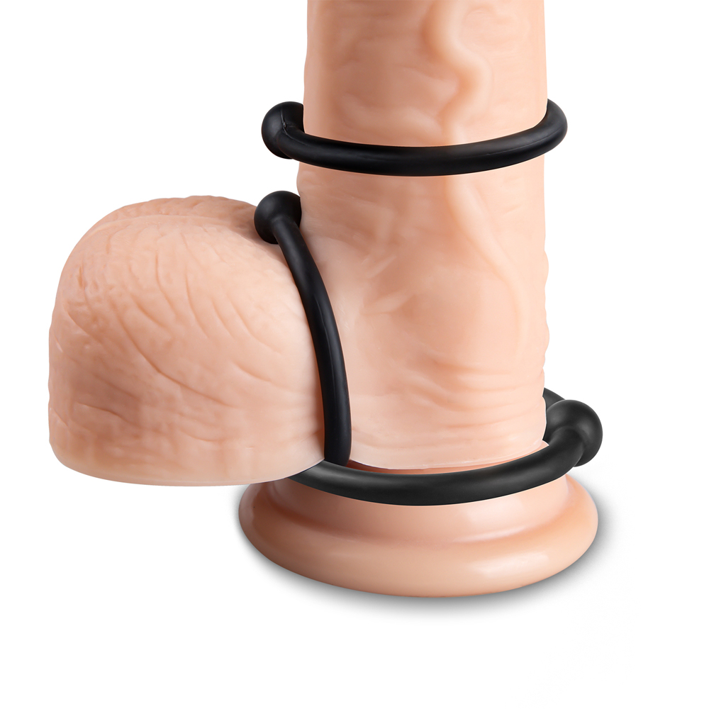 4 Piece Erection Enhancer Ring Set - Image 6