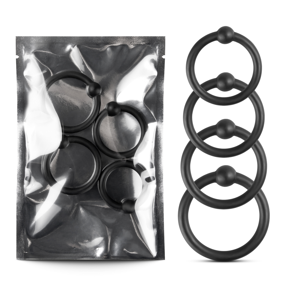 4 Piece Erection Enhancer Ring Set - Image 7